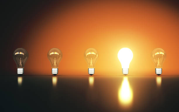 istock Many lamp stand in a row 1199059406