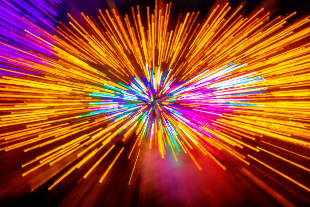 Mixture of lines and light colors form a unique abstract