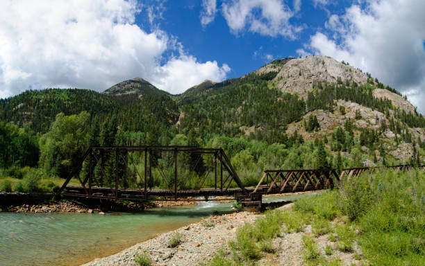 istock Colorado - Railroad Bridge Near Silverton Panorama 1199070617