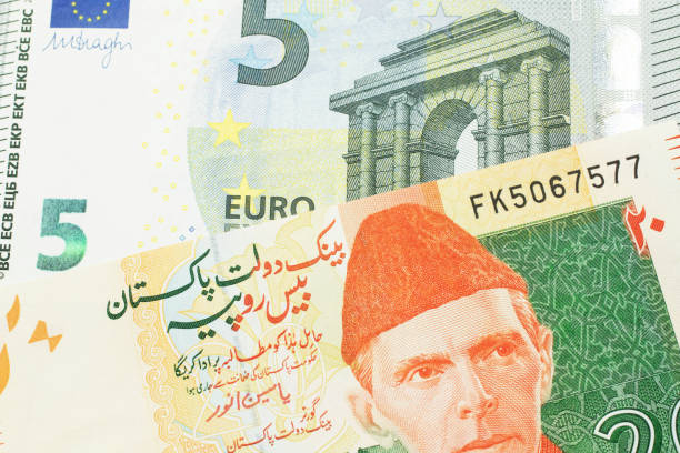 istock A Pakistani rupee note with a hundfive Euro bank note 1199080522