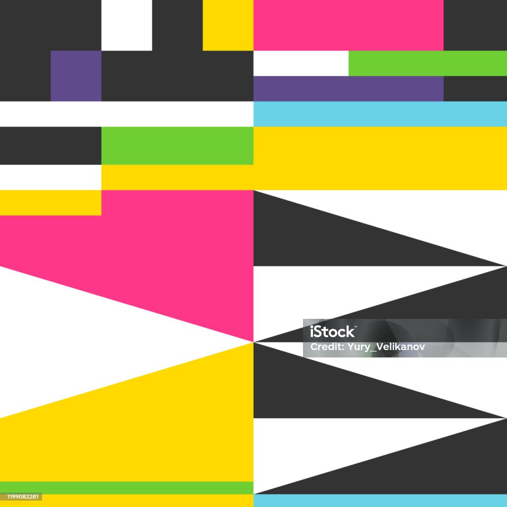 Geometric Pattern Colorblock Color Block Abstract Geometric Pattern Composition 17 Stock ...