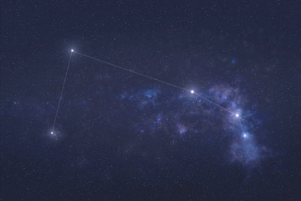 constellation bélier dans l'espace - bélier photos et images de collection