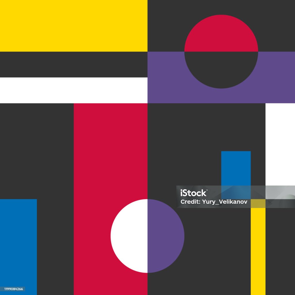 Geometric Pattern Colorblock Color Block Abstract Geometric Pattern Composition 21 Stock ...