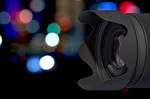 istock Photographers Service concept, digital camera on blurred background. 3D rendering 1199085553