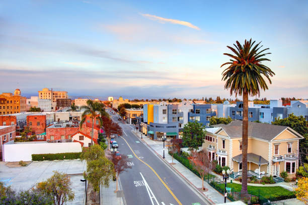 Santa Ana, California Santa Ana is the county seat and second most populous city in Orange County, California in the Los Angeles metropolitan area pacific coast stock pictures, royalty-free photos & images