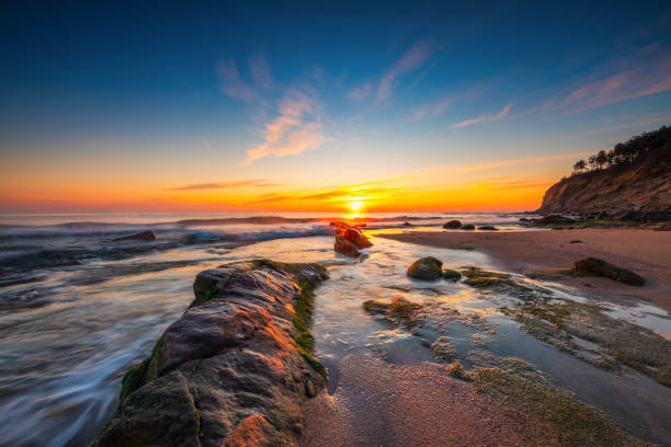 istock Beautiful cloudscape over the sea, sunrise shot 1199089482