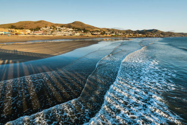 istock Cayucos State Beach. Waterfront along the charming beach town. 1199089612