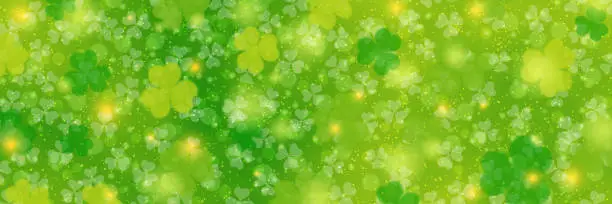 Vector illustration of St.Patrick's Day banner vector template