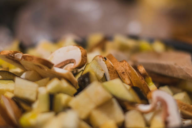 Fresh vegan food, vegetables