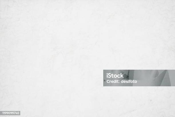 A Horizontal Vector Illustration Of A Plain Grunge Effect Blank White Colored Old Blotched Background Stock Illustration - Download Image Now
