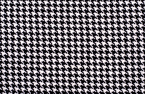 Houndstooth pattern stock photo