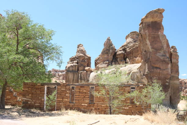 istock Ruins and cliffs near Acoma Pueblo 1199110665