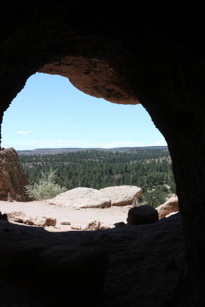 istock View from cave at Puye Cliff dwellings 1199110895