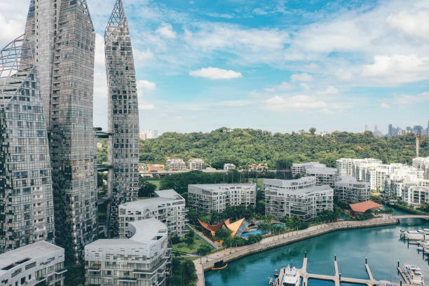 istock Homes in Singapore seen from above 1199121032