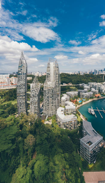 istock Homes in Singapore seen from above 1199121612