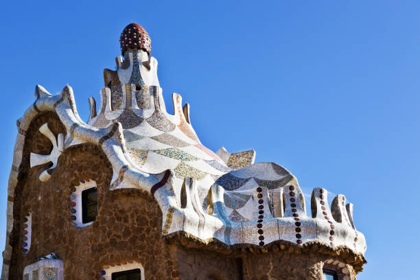 istock Guell park, Barcelona, Catalonia, Spain. Protected by UNESCO 1199124065