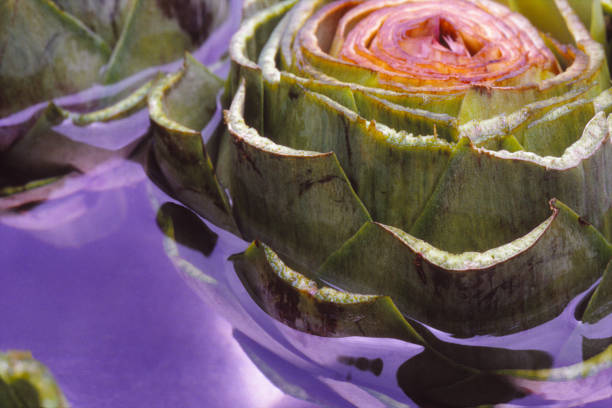Artichoke in Pot of Water