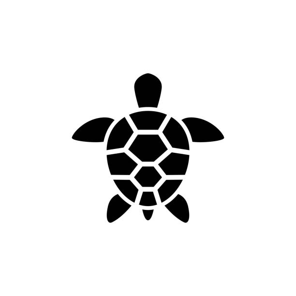 ilustraciones, imágenes clip art, dibujos animados e iconos de stock de icono de tortuga - 11320