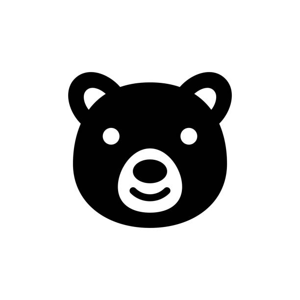 ilustraciones, imágenes clip art, dibujos animados e iconos de stock de icono de oso - 11320