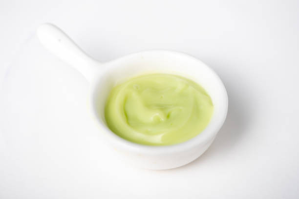 istock Sauce of Ceramic container on white background 1199142452