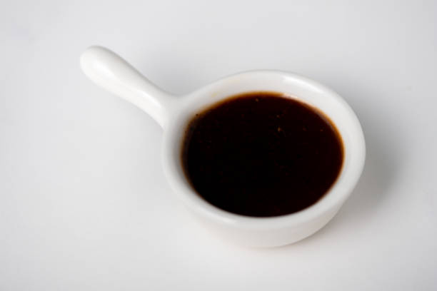 istock Sauce of Ceramic container on white background 1199142488