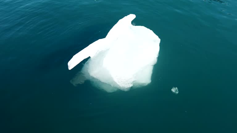 A natural ice sculpture in Prince William Sound, Alaska