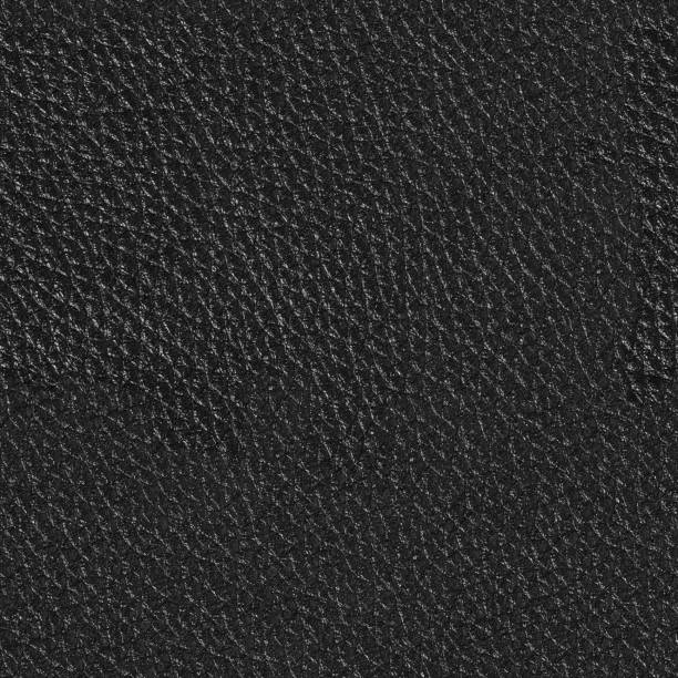 cuir noir pour fond des sièges d'auto. texture carrée sans couture, tuile prête. - car leather hide seat photos et images de collection