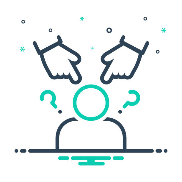 illustrazioni stock, clip art, cartoni animati e icone di tendenza di razzismo razziale - biasimo