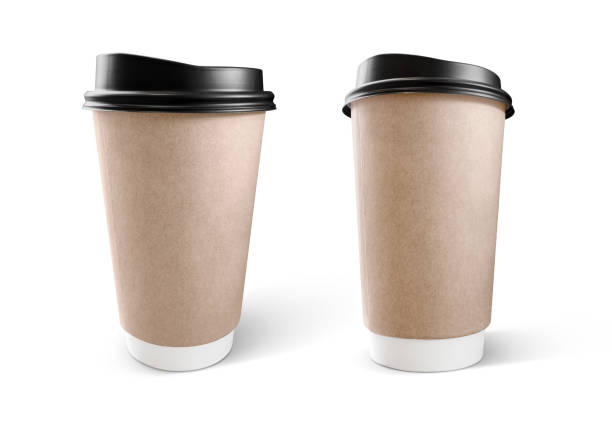 istock brown kraft paper coffee cup for branding design mock-up 1199154079