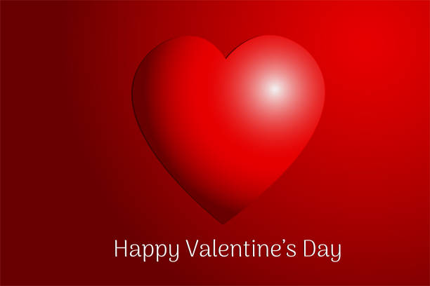 istock Valentine's day concept. Vector illustration. Red hearts 3d on red background. love sale banner or greeting card 1199155526