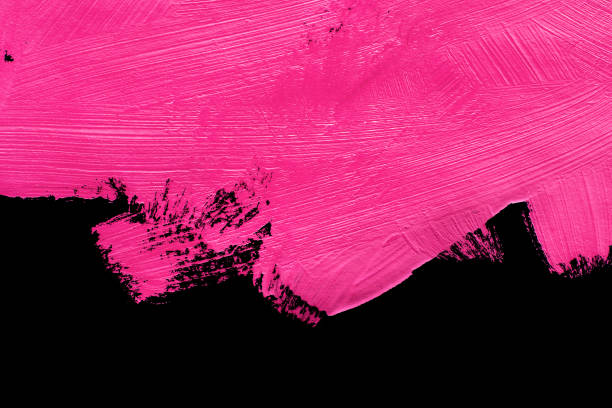 Abstract pink painting