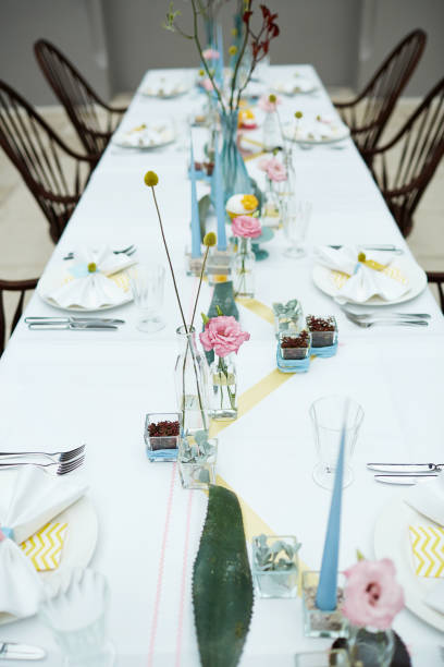 istock Different Pictures of a Wedding Table 1199159855