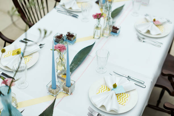istock Different Pictures of a Wedding Table 1199160983