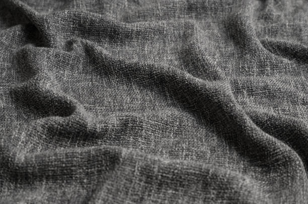 istock Old blanket made of gray material 1199164088