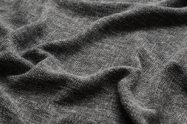 istock Old blanket made of gray material 1199164092