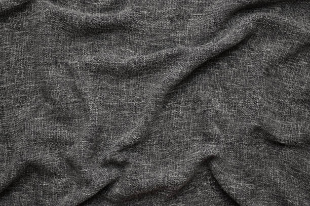 istock Old blanket made of gray material 1199164107