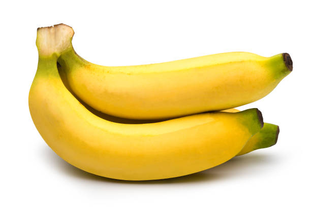 istock Ripe banana isolated on white with clipping path. 1199171387