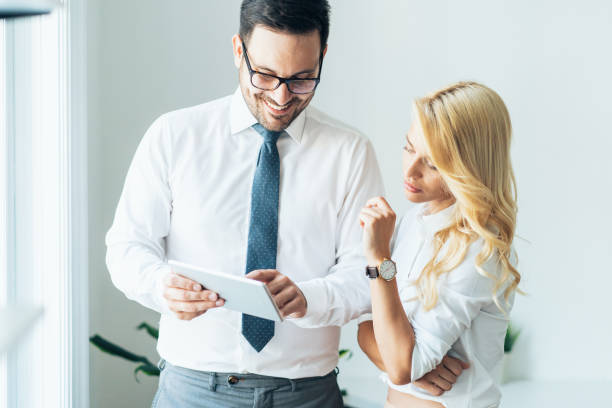 istock Business discussion and digital tablet 1199174507
