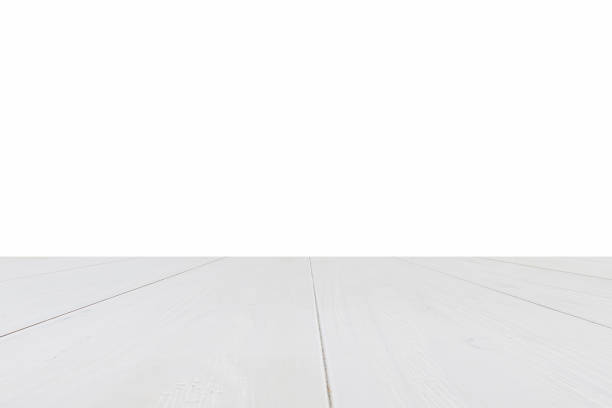 istock 3D rendering,wooden top table on isolated white blackgroud 1199178226