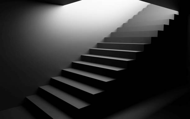 istock abstract black basement stairway to the day light 3d render illustration 1199180857