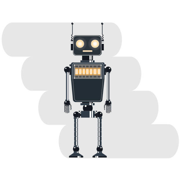 ロボット - robot conformity toy retro revival点のイラスト素材／クリップアート素材／マンガ素材／アイコン素材
