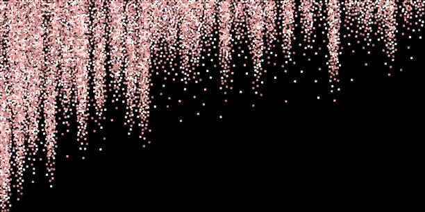 istock Pink gold glitter luxury sparkling confetti. Scatt 1199181093