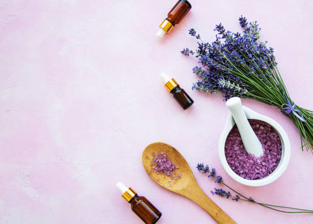 istock flat lay composition with lavender flowers and natural cosmetic 1199181161