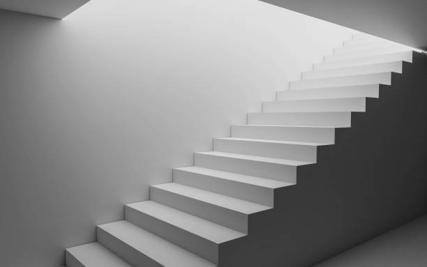 istock abstract white basement stairway to the day light 3d render illustration 1199181259