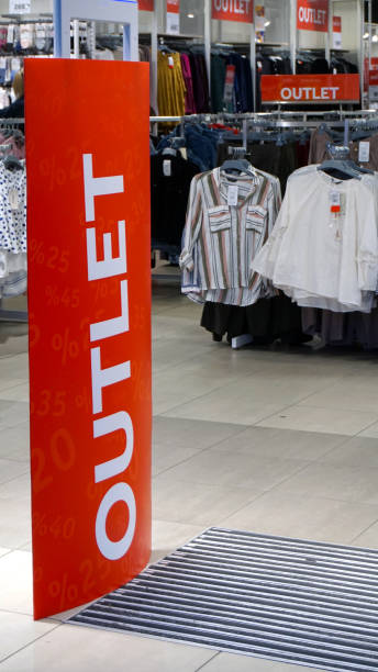istock Discount at the clothing store 1199181290