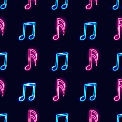 Ilustración de Patrón Geométrico Sin Costuras Con Iconos De Neón De Notas Musicales Sobre Fondo Oscuro Concepto Musical Para Papel Impreso O Envolvente Vector 10 Ilustración Eps y más Vectores Libres de Ilustración de Patrón Geométrico Sin Costuras Con Iconos De Neón De Notas Musicales Sobre Fondo Oscuro Concepto Musical Para Papel Impreso O Envolvente Vector 10 Ilustración Eps y más Vectores Libres de