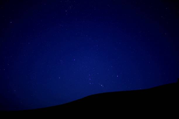 Night under the stars of the Erg Chebbi Desert, the wonderful sky of the Morocco