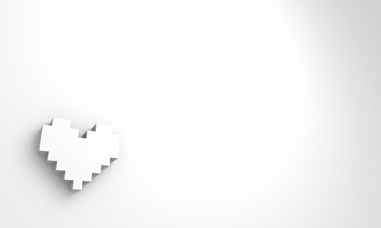 3d White Pixel Heart Shape Wallpaper Background Stock Photo - Download Image Now - Abstract, Art, Beauty - iStock 3d White Pixel Heart Shape Wallpaper Background Stock Photo - Download Image Now - Abstract, Art, Beauty - iStock