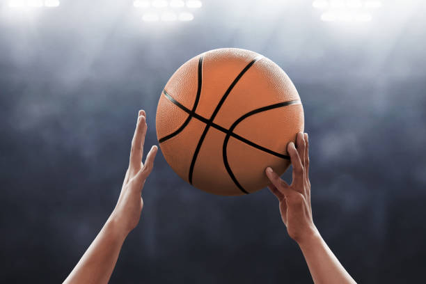 istock Professional basketball player in action 1199191002