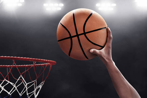 istock Professional basketball player in action 1199191488